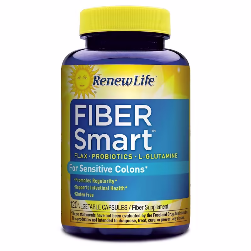 Renew Life, Fiber Smartâ„¢, 120 Vegan Capsules