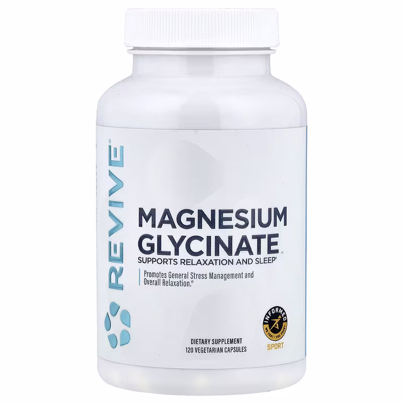 Revive, Magnesium Glycinate, 120 Vegetarian Capsules (100 mg per Capsule)