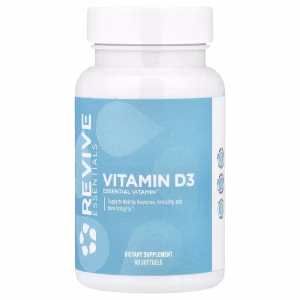 Revive, Essentials, Vitamin D3, 125 mcg (5,000 IU), 60 Softgels