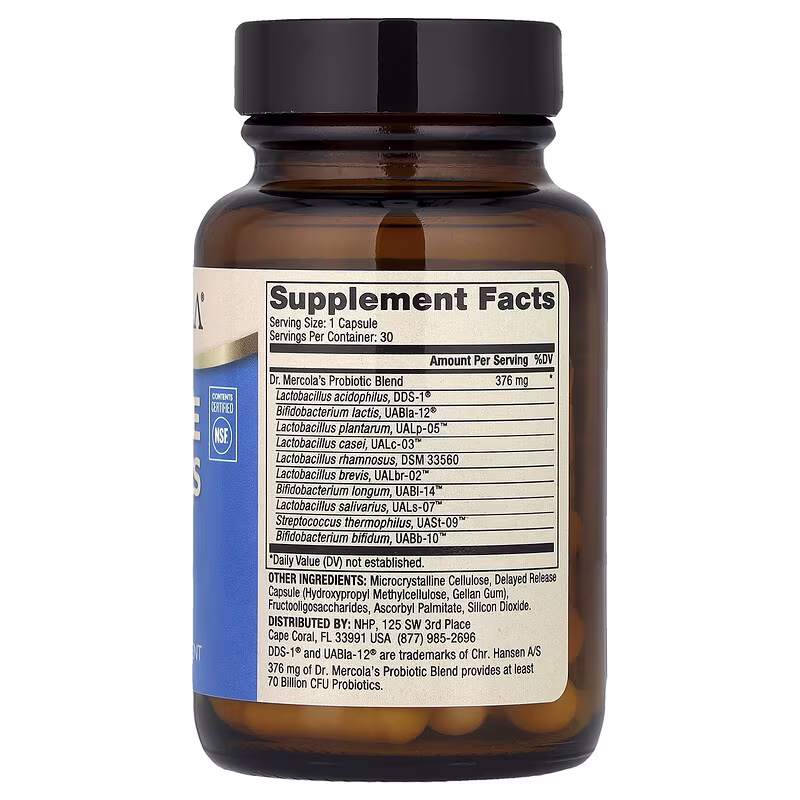 Dr. Mercola, Complete Probiotics, 30 Capsules - Image 2