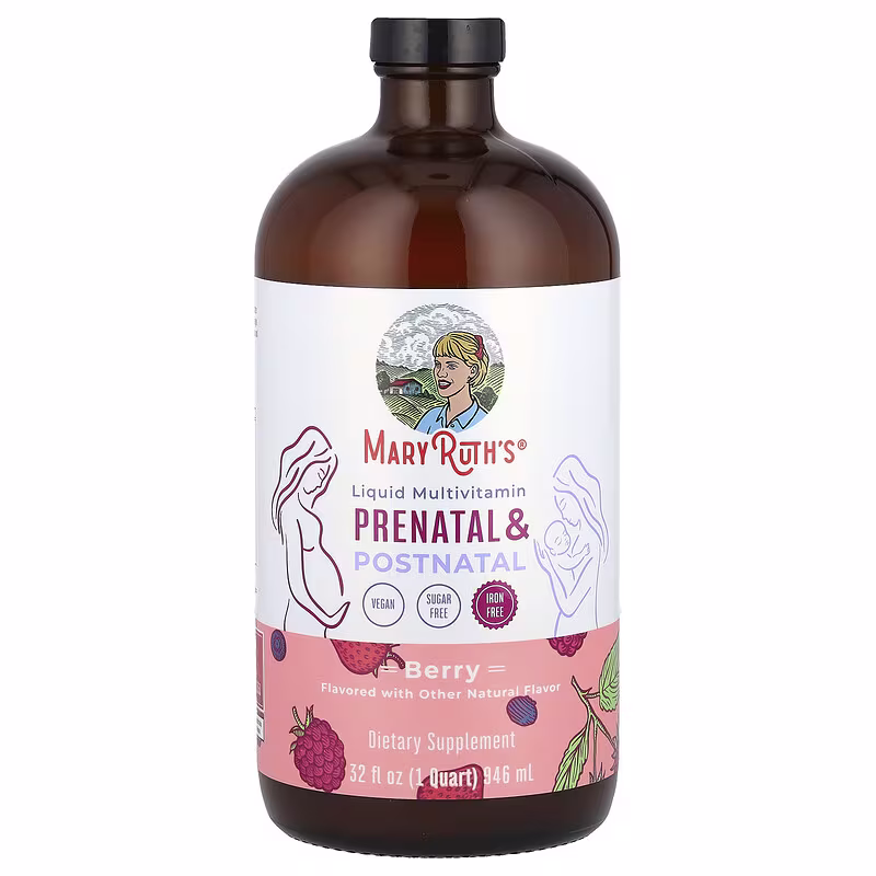 MaryRuth's, Liquid Multivitamin Prenatal & Postnatal, Berry, 32 fl oz (946 ml)