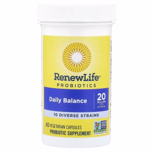 Renew Life, Probiotics, Daily Balance, 60 Vegetarian Capsules