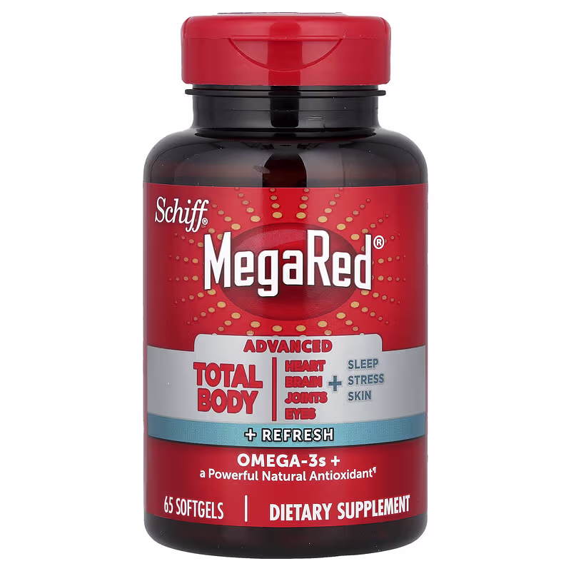 Schiff, MegaRedĀ®, Advanced Total Body + Refresh, 65 Softgels