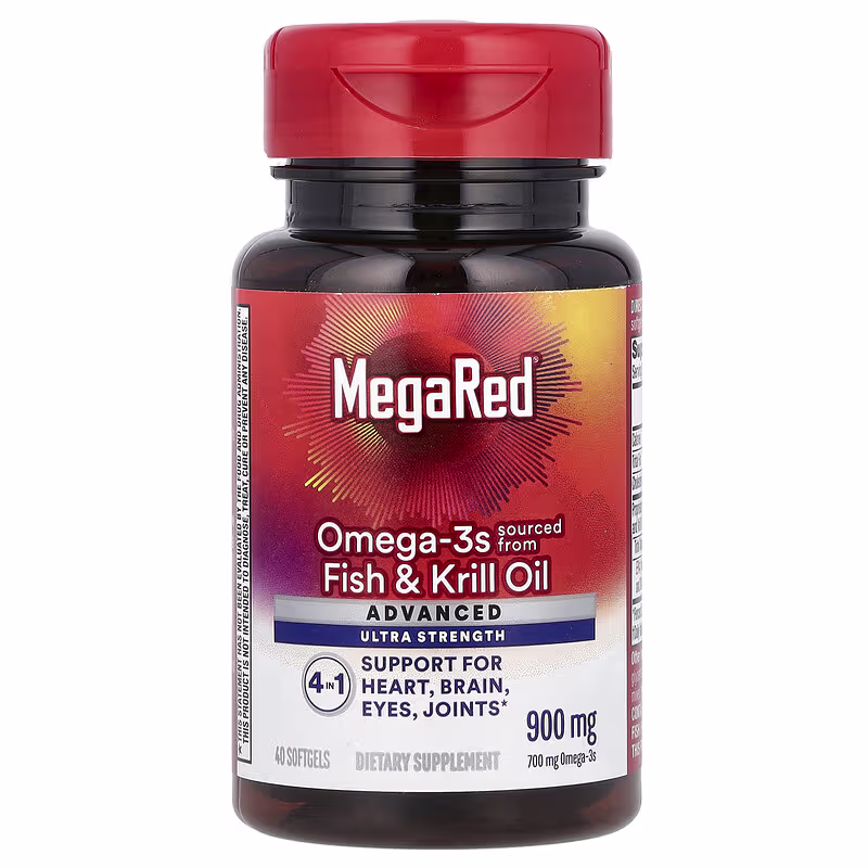 Schiff, MegaRedĀ®, Advanced 4 In 1 Omega-3s, Ultra Strength, 900 mg, 40 Softgels