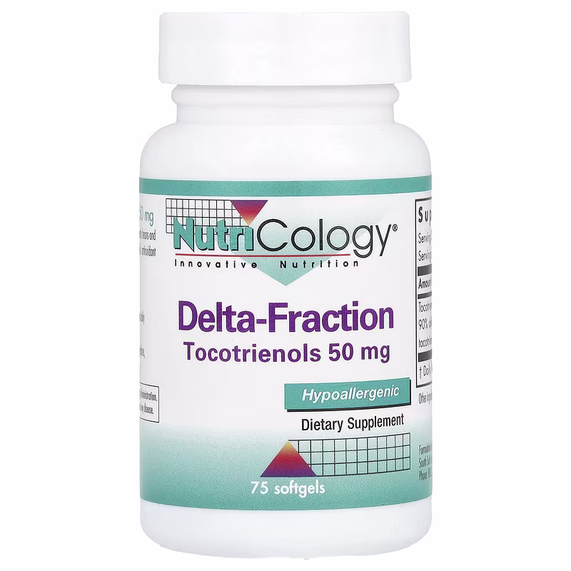 Nutricology, Delta-Fraction, Tocotrienols, 75 Softgels (50 mg per Softgel)