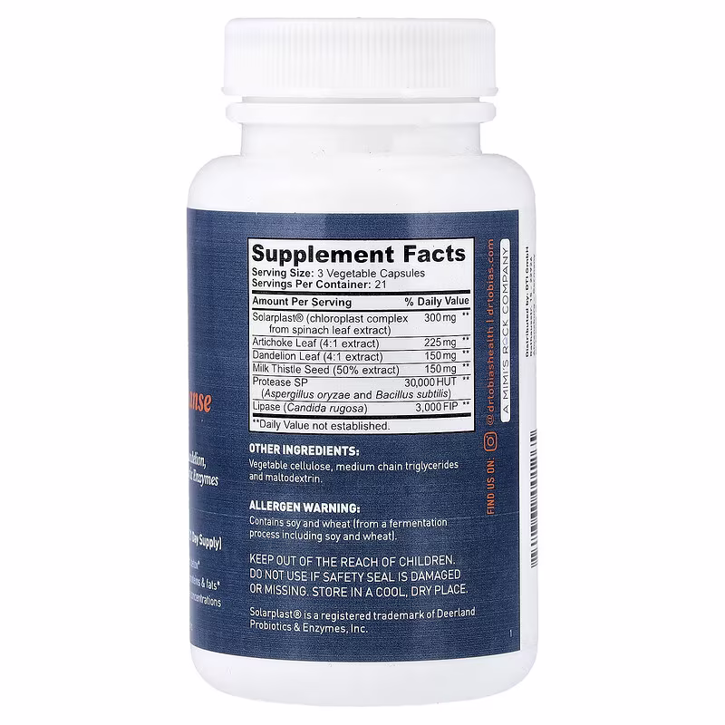 Dr. Tobias, Liver 21 Day Cleanse, 63 Vegetarian Capsules - Image 2