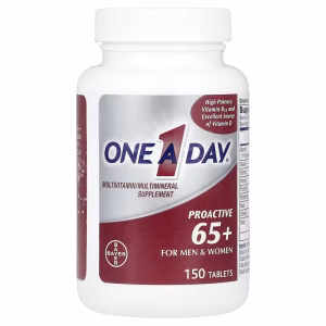 One-A-Day, Proactive 65+ For Men & Women, Multivitamin/Multimineral Supplement, 150 Tablets