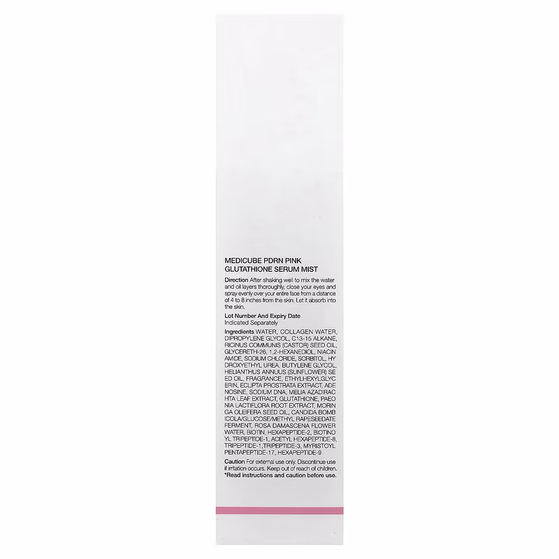 Medicube, PDRN Pink Glutathione Serum Mist, 3.38 fl oz (100 ml) - Image 3
