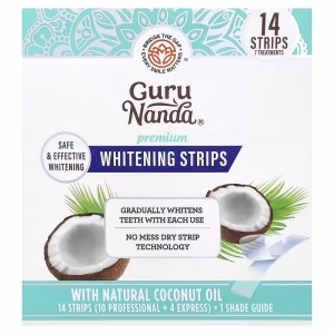 GuruNanda, Premium Whitening Strips, 14 Strips