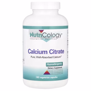 Nutricology, Calcium Citrate, 150 mg , 180 Vegetarian Capsules