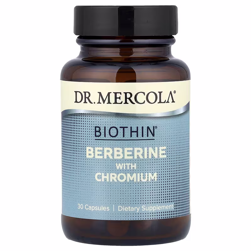 Dr. Mercola, BiothinĀ®, Berberine with Chromium, 30 Capsules