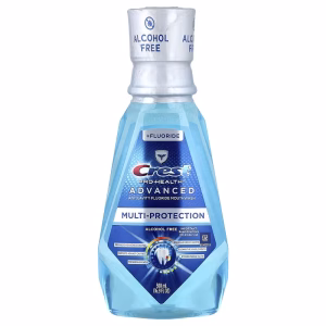 Crest, Pro Healthâ„¢ Advanced, Multi-Protection Anticavity Fluoride Mouthwash, Alcohol Free, 16.9 fl oz (500 ml)