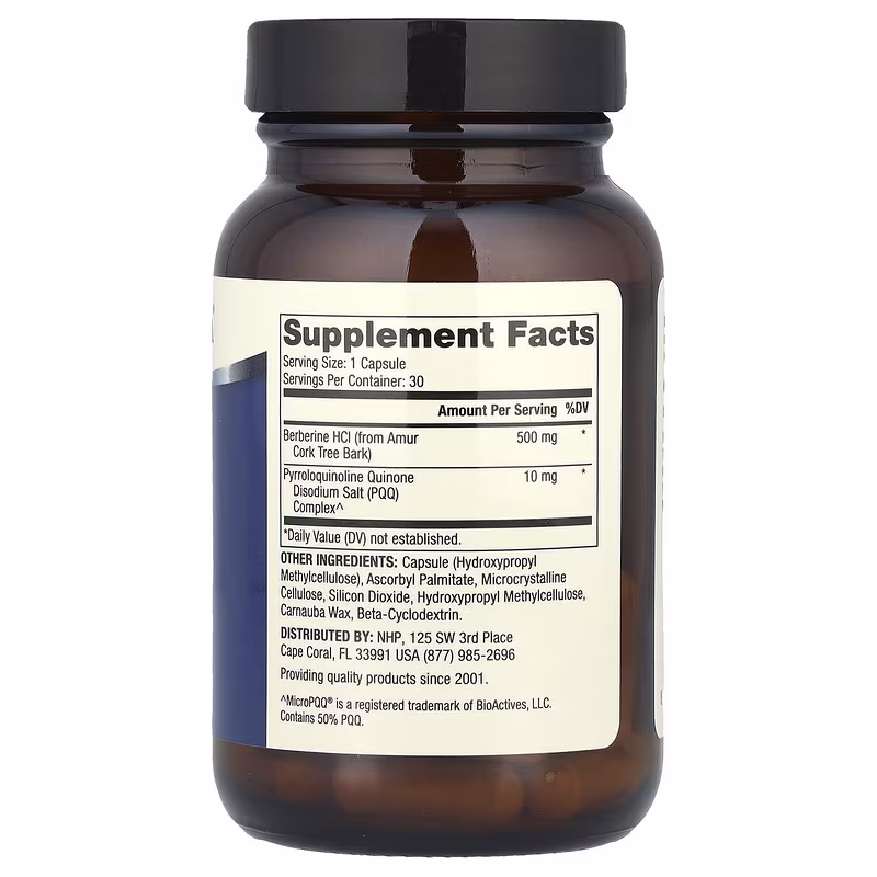 Dr. Mercola, Berberine and MicroPQQ® Advanced, 30 Capsules - Image 2