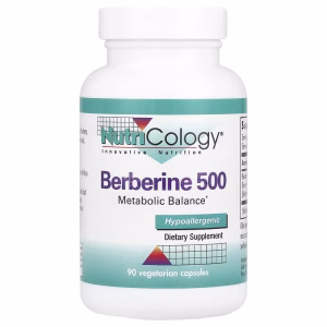 Nutricology, Berberine 500, 500 mg , 90 Vegetarian Capsules