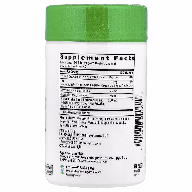 Rainbow Light, Complete Iron™ Mini-Tablets+, 60 Tablets - Image 2