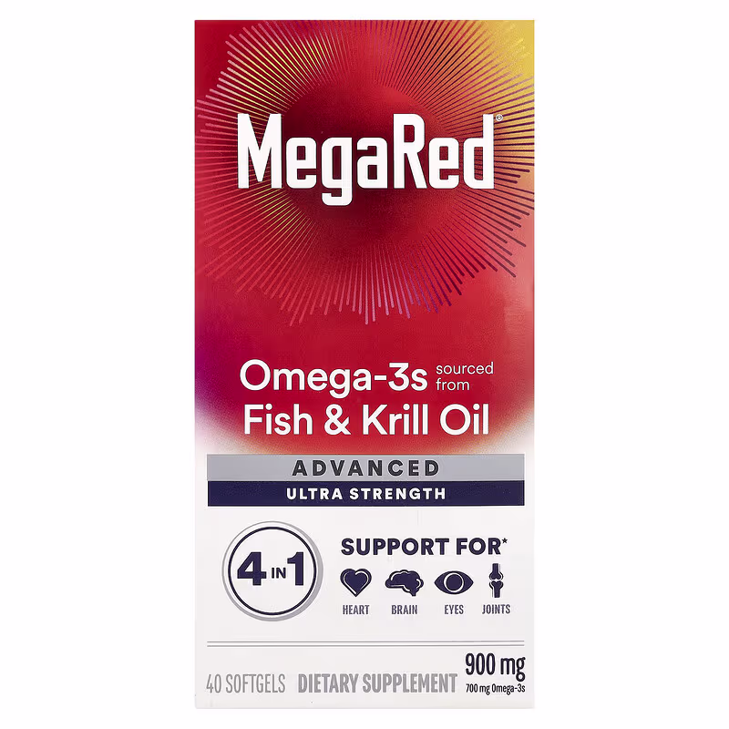 Schiff, MegaRedĀ®, Advanced 4 In 1 Omega-3s, Ultra Strength, 900 mg, 40 Softgels - Image 2