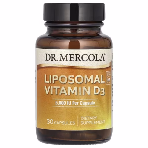 Dr. Mercola, Liposomal Vitamin D3, 125 mcg (5,000 IU), 30 Capsules