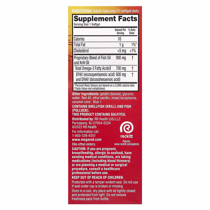 Schiff, MegaRedĀ®, Advanced 4 In 1 Omega-3s, Ultra Strength, 900 mg, 40 Softgels - Image 3