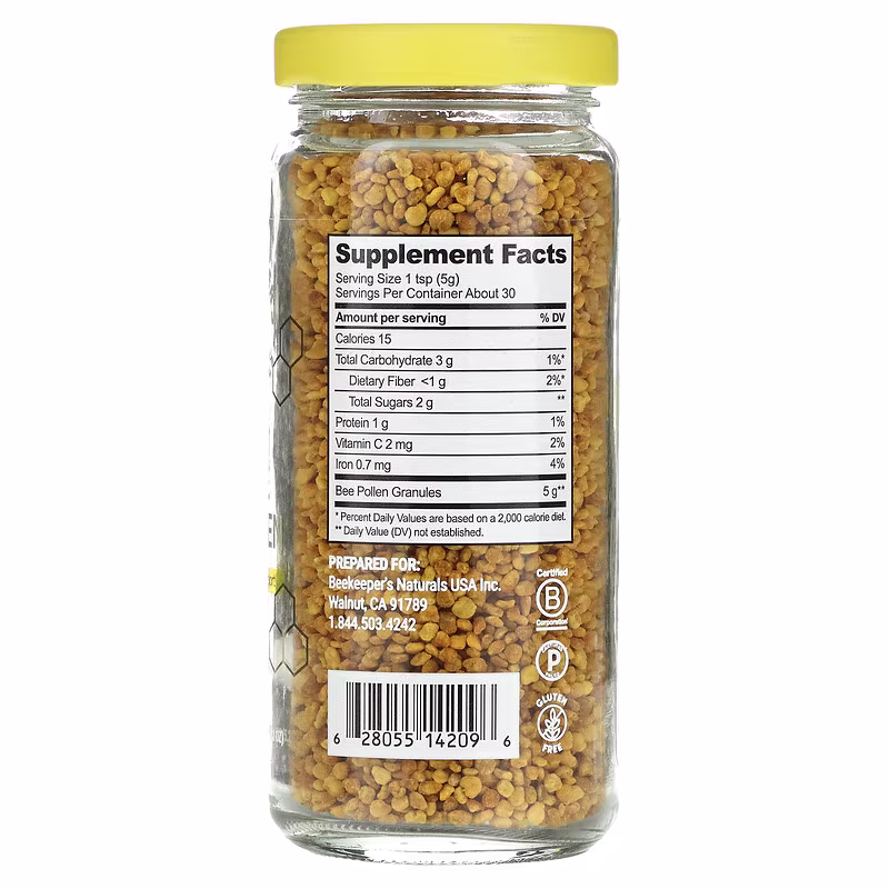 Beekeeper's Naturals, Bee Pollen, 5.2 oz (150 g) - Image 2