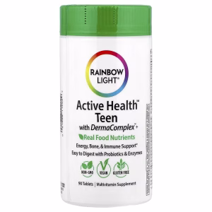 Rainbow Light, Active Health™ Teen With DermaComplex™+, 90 Tablets