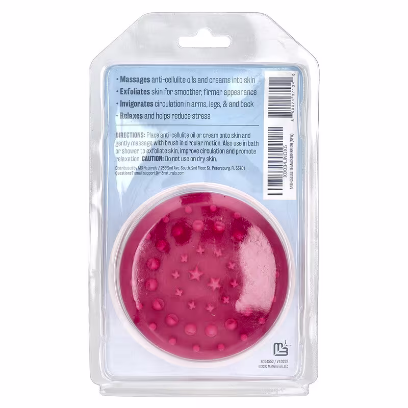 M3, Anti-Cellulite Massage Brush, 1 Silicone Brush - Image 2