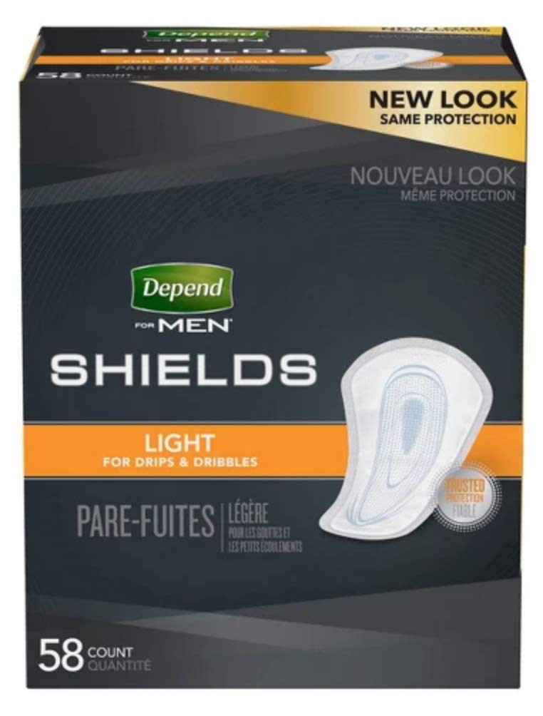 DependsMen Incontinence Shields/Pads Light Absorbency - Image 2