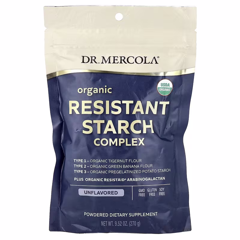 Dr. Mercola, Organic Resistant Starch Complex, Unflavored, 9.52 oz (270 g)