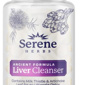 Serene Herbs Liver Cleanse Detox & Repair Formula – Pure Health Liver Support with Milk Thistle, Artichoke & Dandelion Root for Fatty Liver & Liver Health Herbal Detox Supplement Capsules (60 Count)