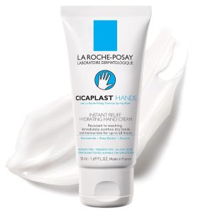 La Roche-Posay Cicaplast Hand Cream, Instant Relief Moisturizing Hand Lotion for Dry Hands, Fragrance Free, 1.69 fl. oz.