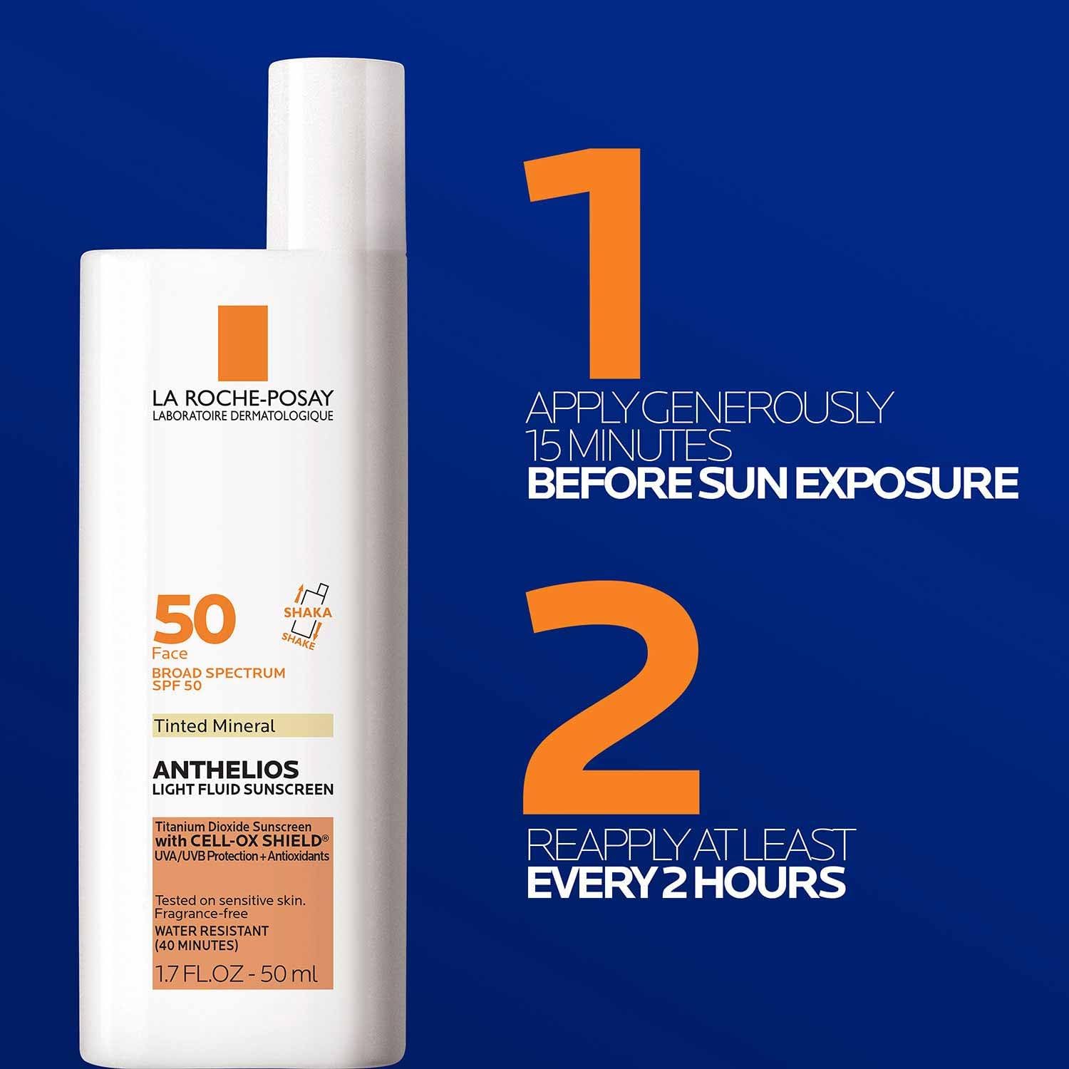 La Roche-Posay Sunscreen Fluid Cream SPF 50, 50ml (0.11 Pounds) - Image 4