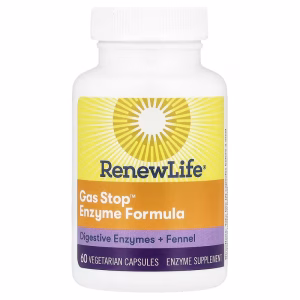 Renew Life, Gas Stop™ Enzyme Formula, 60 Vegetarian Capsules
