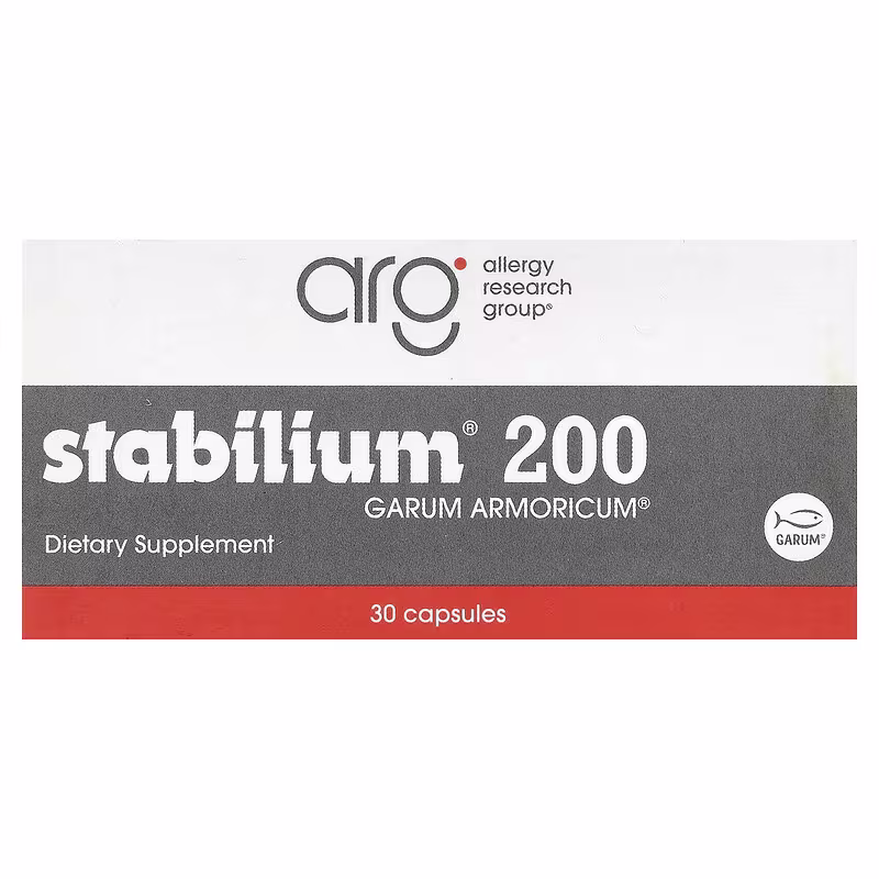 Nutricology, Stabilium® 200, 30 Capsules