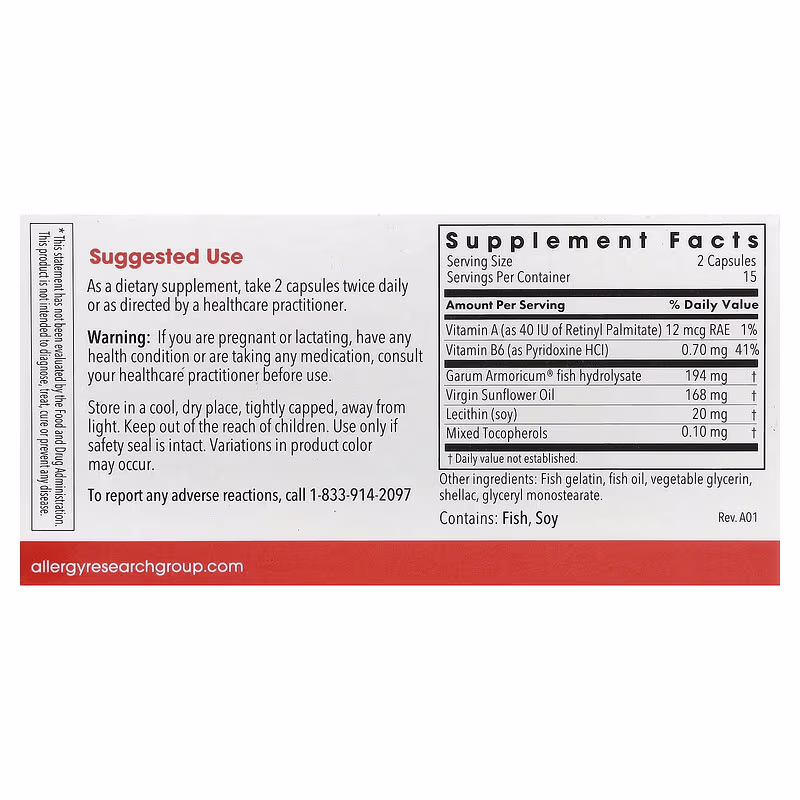 Nutricology, Stabilium® 200, 30 Capsules - Image 2