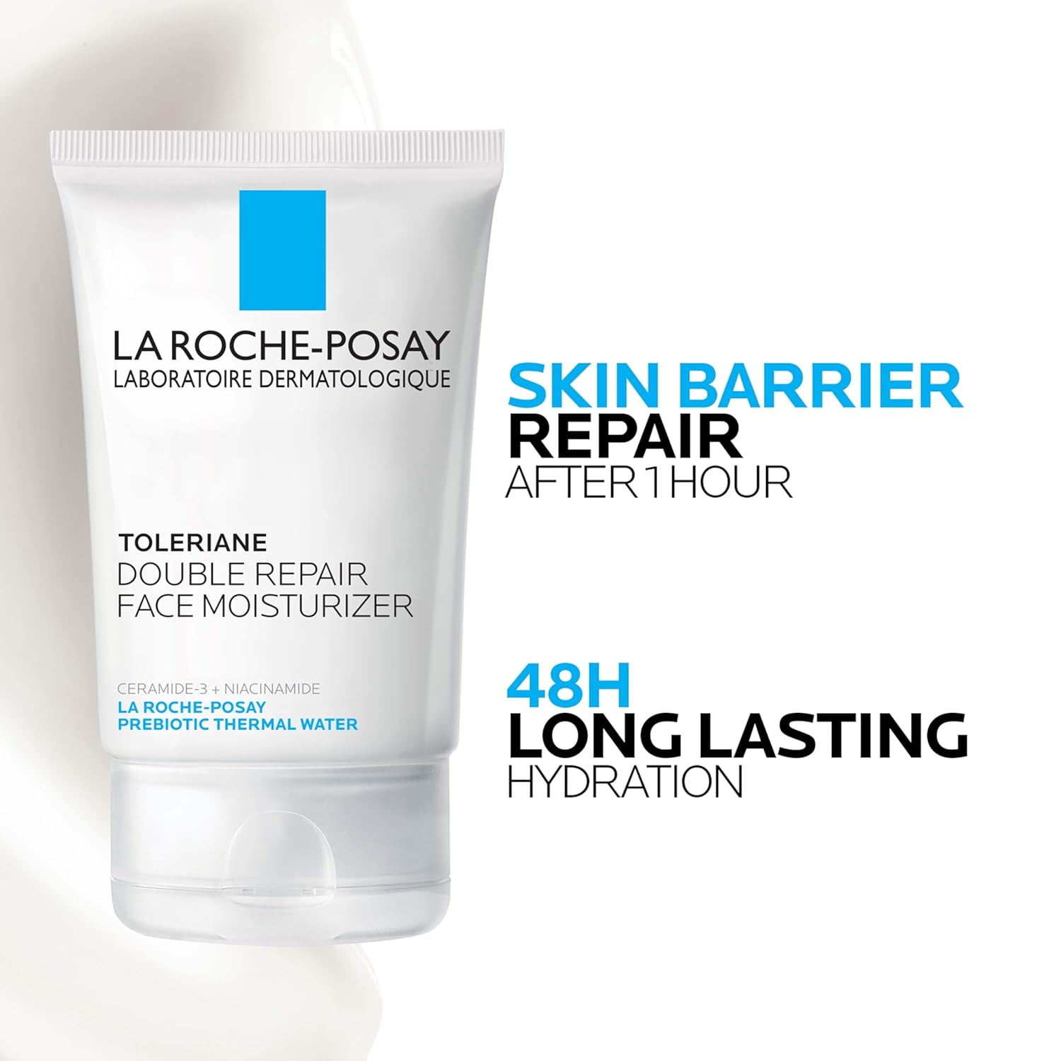 La Roche-Posay Toleriane Double Repair Face Moisturizer, Daily Moisturizer Face Cream with Ceramide & Niacinamide for All Skin Types, Immediate Comfort & Long Lasting Hydration, Fragrance Free - Image 8