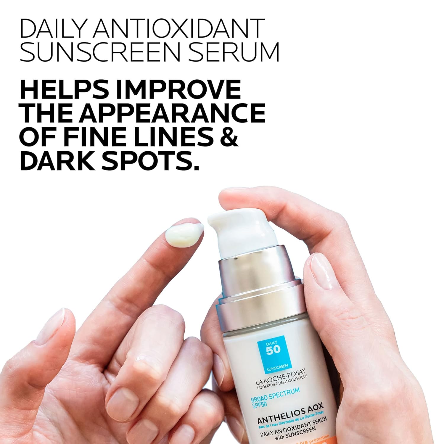 La Roche Posay Anthelios Antioxidant Serum with Sunscreen SPF 50 - 0.15 Pounds Serum - Image 3