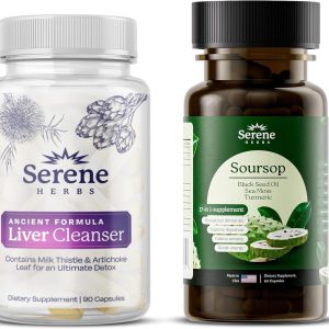 Serene Herbs Total Body Herbal Support – Liver Capsules + 17-1 Capsules