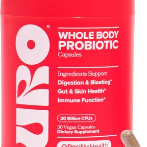 O Positiv URO Women’s Probiotic – All-in-one Probiotic for Women - Vaginal, Gut, Skin, and Oral Microbiome Health – 20B+ CFUs, Licorice Root, Dandelion – Non-GMO, Vegan, Gluten-Free – 30 Capsules