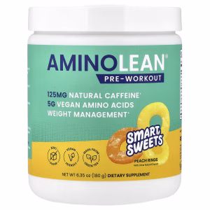 RSP Nutrition, Amino Lean® Pre-Workout, Peach Rings, 6.35 oz (180 g)