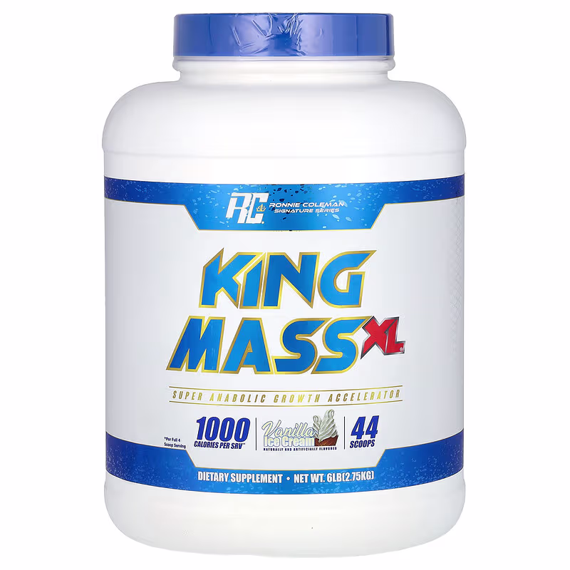 Ronnie Coleman, Signature Series, King Mass XL, Vanilla Ice Cream, 6 lb (2.75 kg)