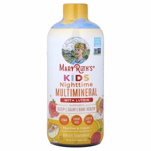 MaryRuth's, Kids, Nighttime Multivitamin With Lutein, Peaches & Cream, 15.22 fl oz (450 ml)