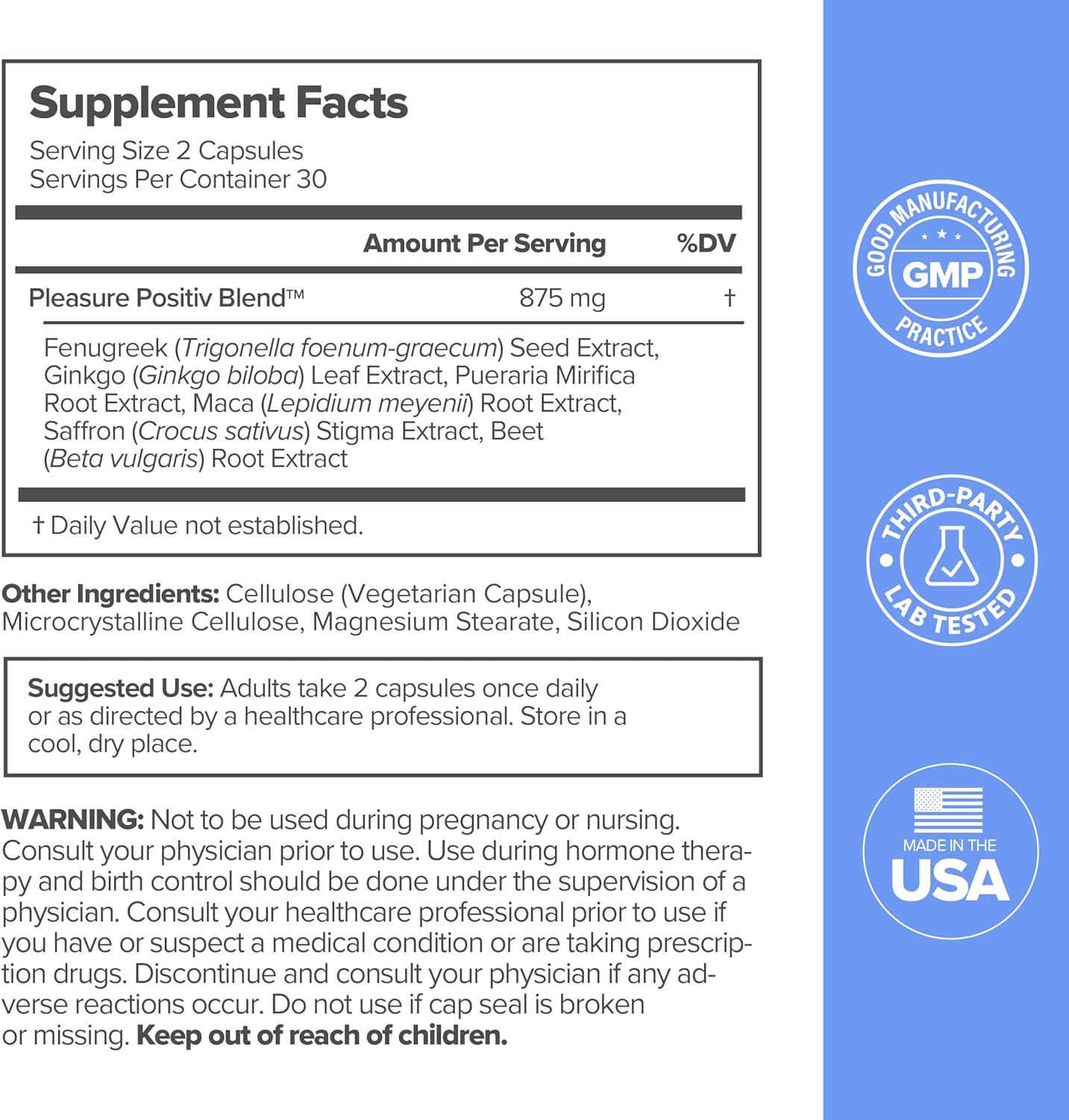 MENO Vaginal Moisture Support Capsules – OBGYN-Formulated to Support Healthy Vaginal Moisture, Mood & Relaxation – Hormone-FMENO Vaginal Moisture Support Capsules – OBGYN-Formulated to Support Healthy Vaginal Moisture, Mood & Relaxation – Hormone-Free Supplements with Maca Root & Fenugreek Seed Extract – 30 Servingsree Supplements with Maca Root & Fenugreek Seed Extract – 30 Servings - Image 5