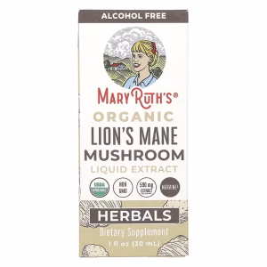 MaryRuth's, Organic Lion's Mane Mushroom Liquid Extract, Alcohol Free, 1 fl oz (30 ml)