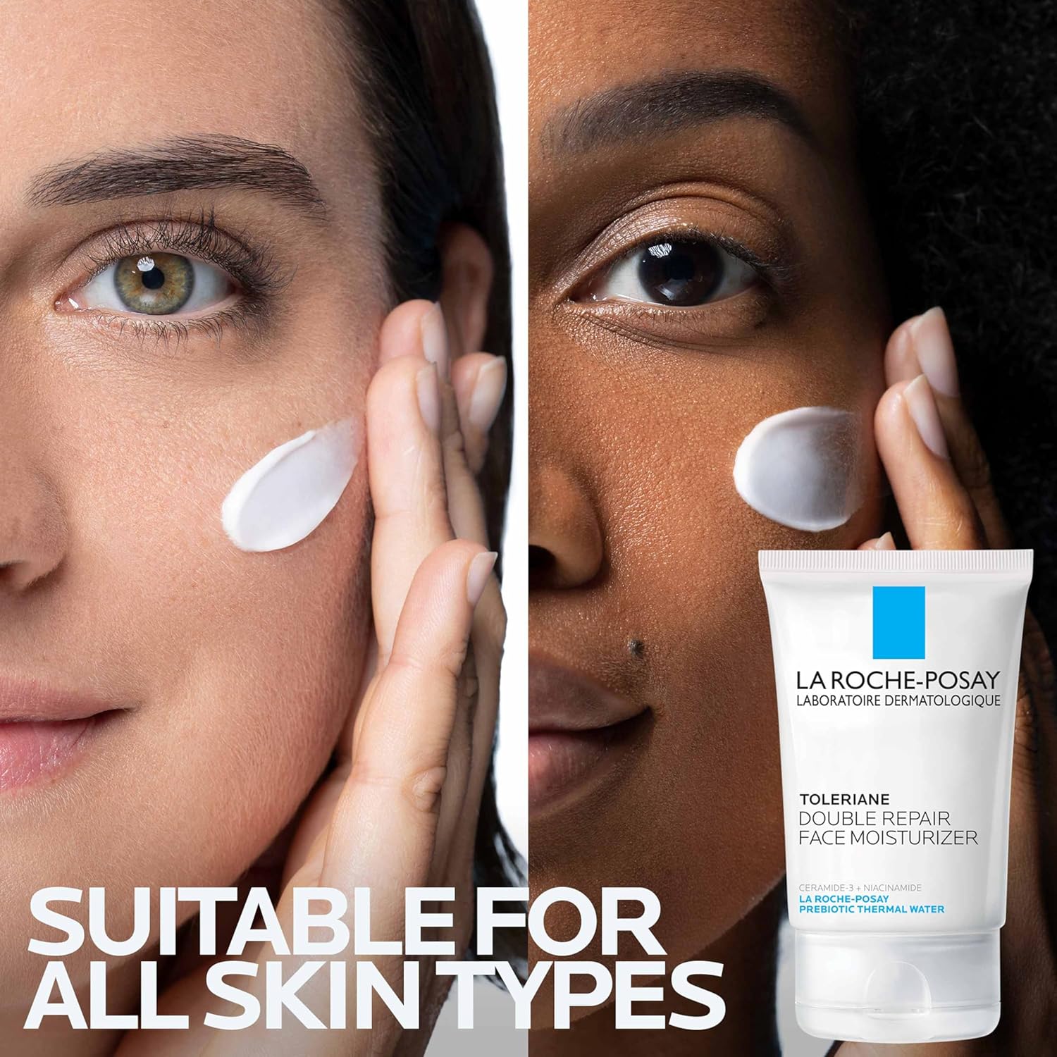 La Roche-Posay Toleriane Double Repair Face Moisturizer, Daily Moisturizer Face Cream with Ceramide & Niacinamide for All Skin Types, Immediate Comfort & Long Lasting Hydration, Fragrance Free - Image 5