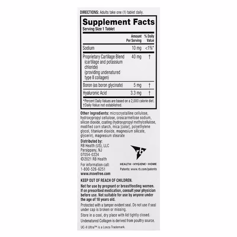 Schiff, Move FreeĀ® Joint Health, Ultra, Triple Action, 30 Coated Tablets - Image 2