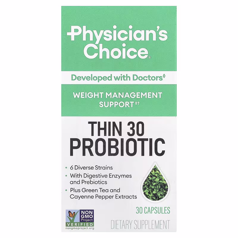 Physician's Choice, Thin 30 Probiotic, 30 Capsules - Image 2