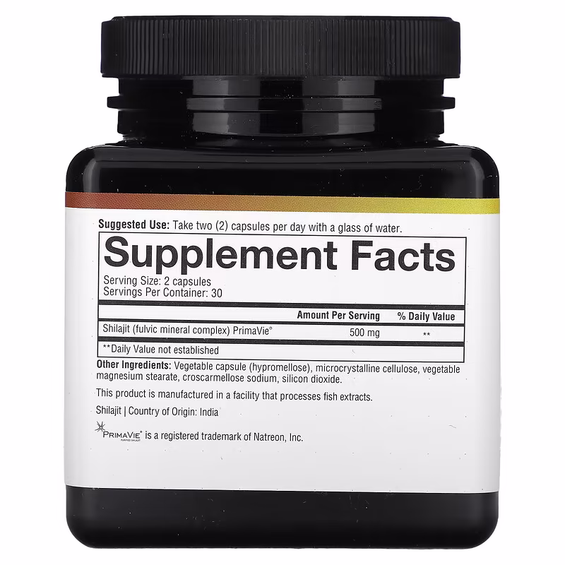 Youtheory, Shilajit, 60 Vegetarian Capsules - Image 2