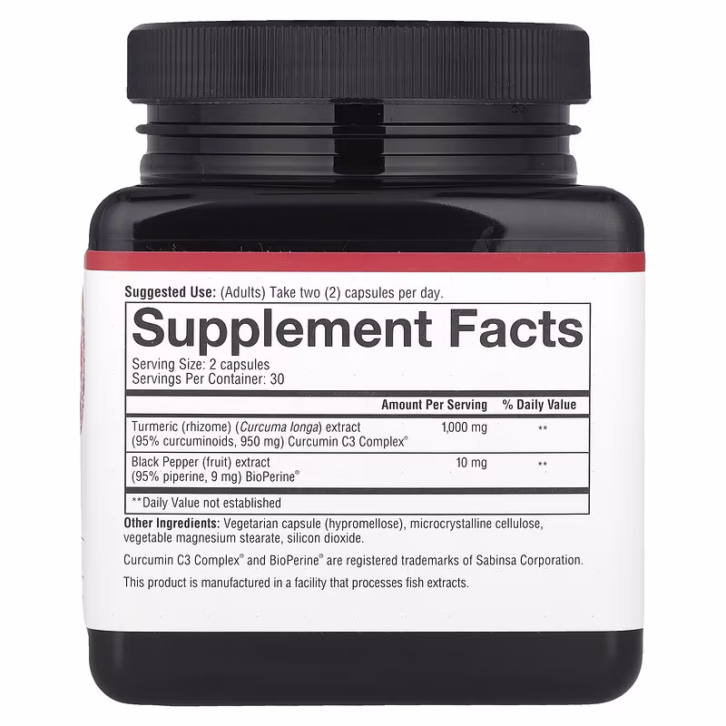 Youtheory, Turmeric, 60 Vegetarian Capsules - Image 2