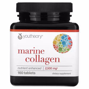 Youtheory, Marine Collagen, 160 Tablets