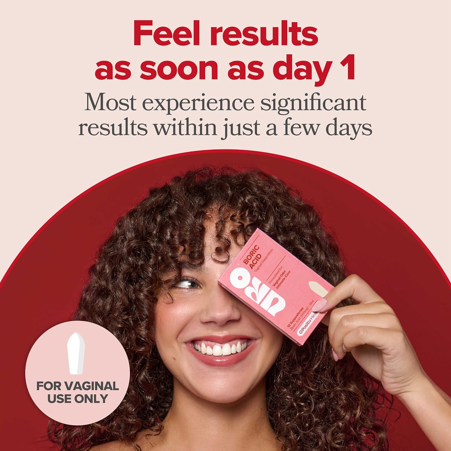 O Positiv URO Vaginal Probiotic and URO Boric Acid Vaginal Suppository Bundle - Image 5